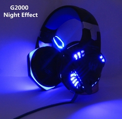 EC-062000 Kotion EACH G2000 Fones de ouvido estéreo para jogos de computador Melhor casque fone de ouvido para jogos de graves profundos com microfone de luz LED na internet