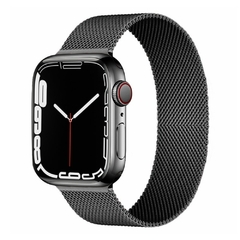 laço magnético para Apple watch band 45mm 41mm 44mm 42mm 40mm 38mm pulseira de metal para iwatch apple watch 7 SE 6 5 4 3 2 pulseira - comprar online