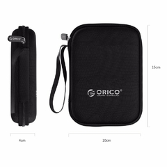 ORICO 2,5 polegadas HDD SSD disco rígido bolsa com zíper bolsa de proteção portátil para hdd/ssd cabo usb fone de ouvido u-disco na internet