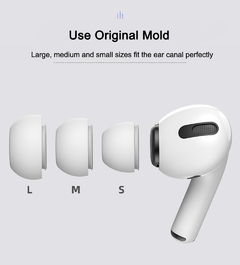 Novos fones de ouvido de silicone macio pontas de fone de ouvido tampa de fone de ouvido para apple airpods pro 3 peças tamanho lms pontas de fone de ouvido para airpods 3 na internet