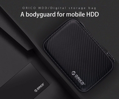 ORICO 2,5 polegadas HDD SSD disco rígido bolsa com zíper bolsa de proteção portátil para hdd/ssd cabo usb fone de ouvido u-disco na internet