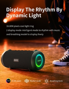 Mifa a90 alto-falante bluetooth 60 w potência de saída alto-falante bluetooth com amplificador classe d excelente baixo performace alto-falante de acampamento