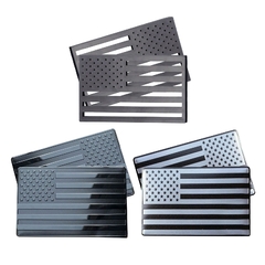 Emblema do carro da bandeira americana 3D dos EUA decalques de acrílico de espessura do veículo tático emblema militar adesivo para caminhão de carro de alta qualidade