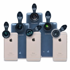 Apexel Phone Camera Macro Lente 12-24X Super Macro Lente para iPhone 11/12 Xiaomi Samsung Galaxy Universal 2 em 1 Clip Lente Móvel - comprar online