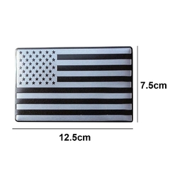 Emblema do carro da bandeira americana 3D dos EUA decalques de acrílico de espessura do veículo tático emblema militar adesivo para caminhão de carro de alta qualidade - loja online