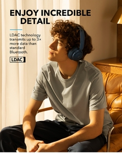 Soundcore by Anker Life Q35 Multi Mode Active Noise Canceling Fones de ouvido bluetooth sem fio, Hi-Res, 40H Playtime, Clear Calls na internet