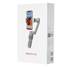 Zhiyun Smooth Q3 Smartphones Gimbal 3 Eixos Estabilizadores de Mão para Smartphones iPhone/Samsung/Huawei/Xiaomi/Câmera de Ação - comprar online