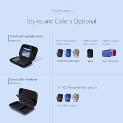 ORICO 2,5 polegadas HDD SSD disco rígido bolsa com zíper bolsa de proteção portátil para hdd/ssd cabo usb fone de ouvido u-disco