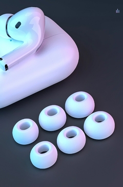 Novos fones de ouvido de silicone macio pontas de fone de ouvido tampa de fone de ouvido para apple airpods pro 3 peças tamanho lms pontas de fone de ouvido para airpods 3 - loja online
