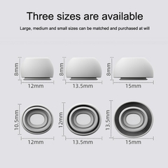 Novos fones de ouvido de silicone macio pontas de fone de ouvido tampa de fone de ouvido para apple airpods pro 3 peças tamanho lms pontas de fone de ouvido para airpods 3 - comprar online