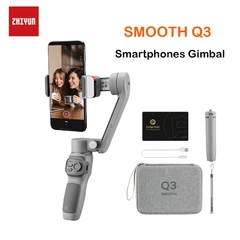 Zhiyun Smooth Q3 Smartphones Gimbal 3 Eixos Estabilizadores de Mão para Smartphones iPhone/Samsung/Huawei/Xiaomi/Câmera de Ação na internet