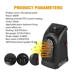 Aquecedor Elétrico de Parede Mini Ventilador Aquecedor Aquecedor Desktop Aquecedor de Parede Casa Aquecimento Fogão Radiador Máquina para o Inverno - Hi Tech Tecnologia