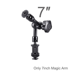 11|7 polegadas Magic Arm Dolly Car Móvel Rolling Camera Slider Estabilizador Vlog Track Rail Action Camera Acessórios de Fotografia Kits - loja online