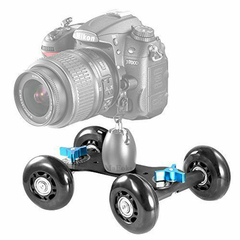 11|7 polegadas Magic Arm Dolly Car Móvel Rolling Camera Slider Estabilizador Vlog Track Rail Action Camera Acessórios de Fotografia Kits - comprar online