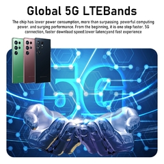 2022 Glay S22+ Ultra Smartphone 16GB+1T 7300mAh 5G Celulares Desbloqueados 48MP+100MP Versão Global - loja online