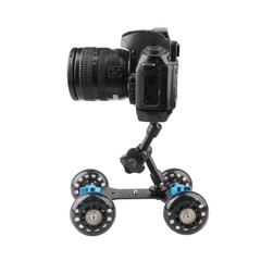 11|7 polegadas Magic Arm Dolly Car Móvel Rolling Camera Slider Estabilizador Vlog Track Rail Action Camera Acessórios de Fotografia Kits