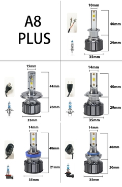 Lâmpada H7 Lâmpadas LED H4 Farol do carro 4300K 6000K 8000K 20000LM H1 9005 HB3 9006 HB4 9012 H8 H9 H11 Lâmpadas de neblina Canbus na internet