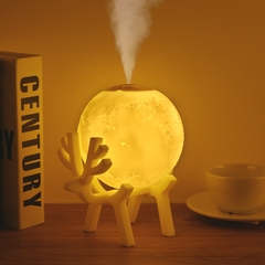 Imagem do Umidificador de aroma de lua usb difusor de óleo essencial purificador de ar umidificador de névoa ultrassônica para aromaterapia em casa e escritório