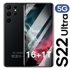 2022 Glay S22+ Ultra Smartphone 16GB+1T 7300mAh 5G Celulares Desbloqueados 48MP+100MP Versão Global