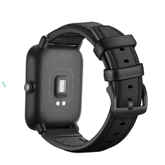 DKPLNT 20/22mm pulseira de couro genuíno para amazfit gts 2/2e/gts2 mini/gtr 42mm 47mm/gtr2/2e/stratos 2/3 pulseira relógio