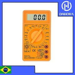 Multímetro digital com teste de sinal digital e sinal sonoro Nf cabo profissional multi voltagem portátil