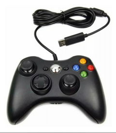 Controle por fio para Xbox 360 Slim / Fat e Pc Joystick Top - Hi Tech Tecnologia