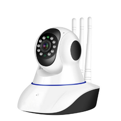 Câmera IP 3 Antenas Wifi Sem Fio 3ª Geração Visão Noturna - comprar online