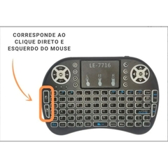 Mini teclado controle sem fio para smart tv box pc/frete grátis/entrega rápida/compras seguras