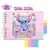 2 Livro De Colorir Infantil Stitch ou Bobbie Goods Capa Dura cada um com 50 Páginas 180g + Canetinha 24 cores - loja online
