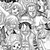 Imagem do 2 Livro De Colorir Infantil Naruto e Harry Potter ou Naruto one peace + 24 Canetinhas