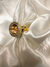 Anel de Semi-Joia com Pedra Citrino e Strass - comprar online