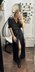 Vestido largo manga princesa cruzado - comprar online