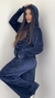 Conjunto plush ,con pantalon babucha. En talle 2azul - comprar online