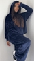 Conjunto plush pantalón palazo.,azul talle 2 - comprar online