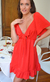 Vestido nudo en sedita