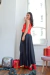 Pollera plato Saten - comprar online