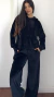 Conjunto de plush con pantalón palazo y buzo capucha ,talle 2 - Cocoa Indumentaria