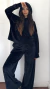 Conjunto de plush con pantalón palazo y buzo capucha ,talle 2 en internet
