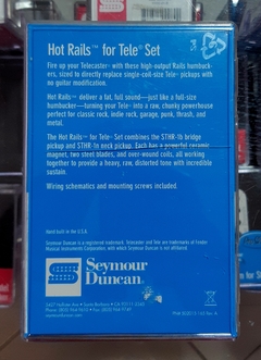 Seymour Duncan STHR-1 Hot Rails Telecaster Set - Tone Master I Venda de Captadores para Guitarra I Captadores para Baixo