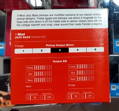 Fender V-Mod Jazz Bass Set 4 Cordas - Tone Master I Venda de Captadores para Guitarra I Captadores para Baixo