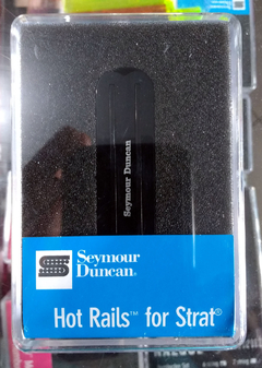 Seymour Duncan SHR-1n Hot Rails Neck for Strat Preto