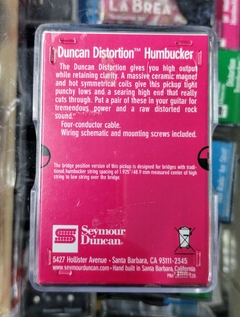 Seymour Duncan SH-6b Distortion Bridge Std Spaced Preto - Tone Master I Venda de Captadores para Guitarra I Captadores para Baixo