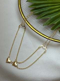 Chocker Duplo com Corações CHO053