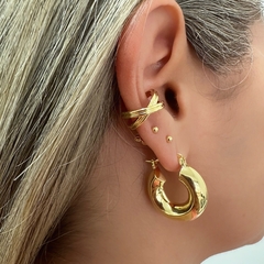 Piercing fake banhado a ouro 18k