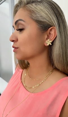 Colar elos Cartier 45cm banhado a ouro 18k - comprar online