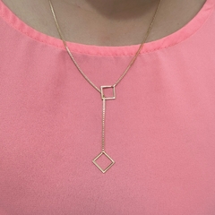 Conjunto Geométrico banhado a ouro 18k - MISSY SEMIJOIAS