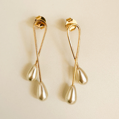 Conjunto Pérolas banhado a ouro 18k - comprar online