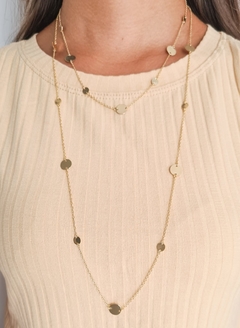 CHOKER DE MEDALHAS - BANHO OURO