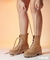 Coturno Feminino Casual Caramelo Quiz