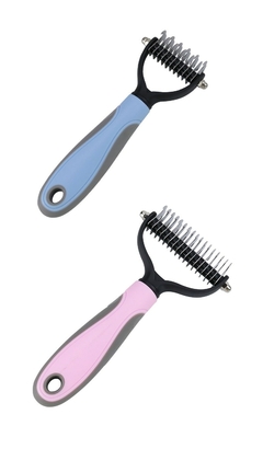 Escova para cães de estimação removedor de pêlos para cães pente para gatos escova de cuidados e cuidados para cabelos longos e curtos emaranhados suprimentos para cães itens para animais de estimação - loja online